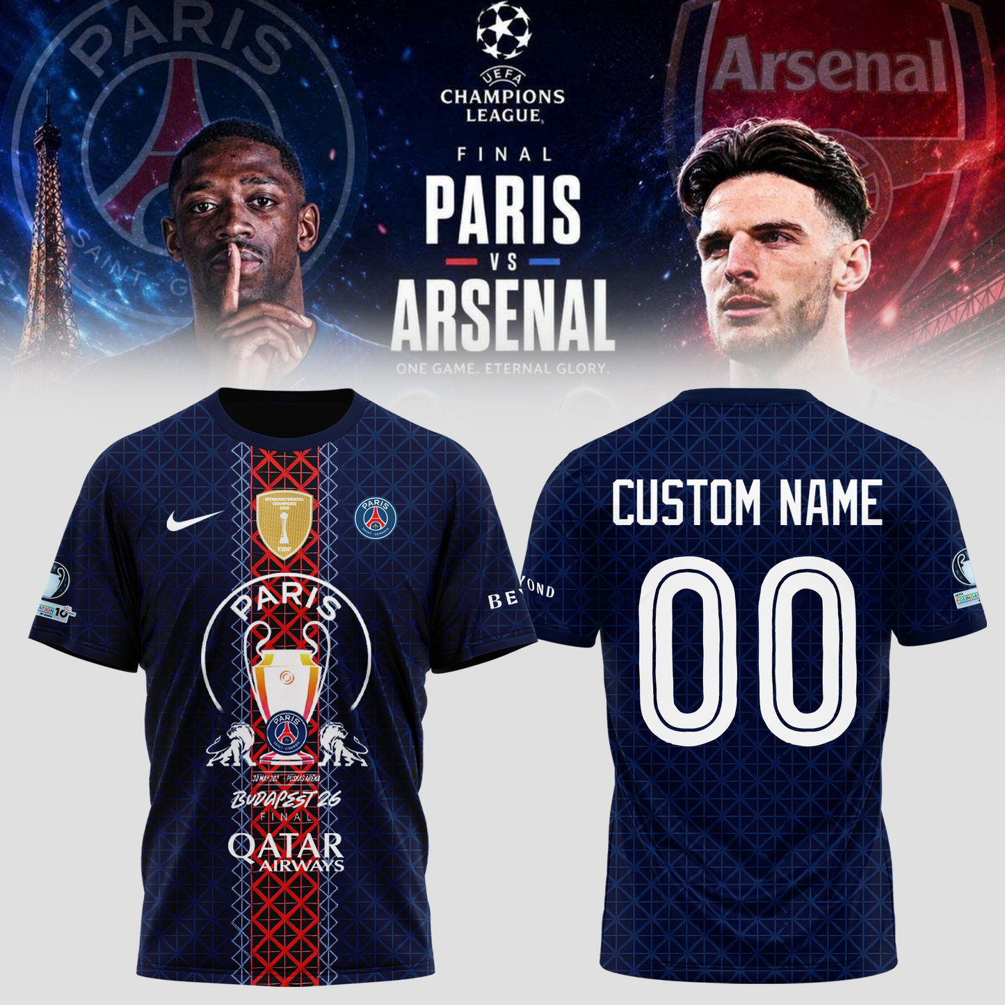 PREMIUM PSG X THANK FOR MEMORIES V37 SHIRT LIMITED EDITIONS NDT VHM 010626