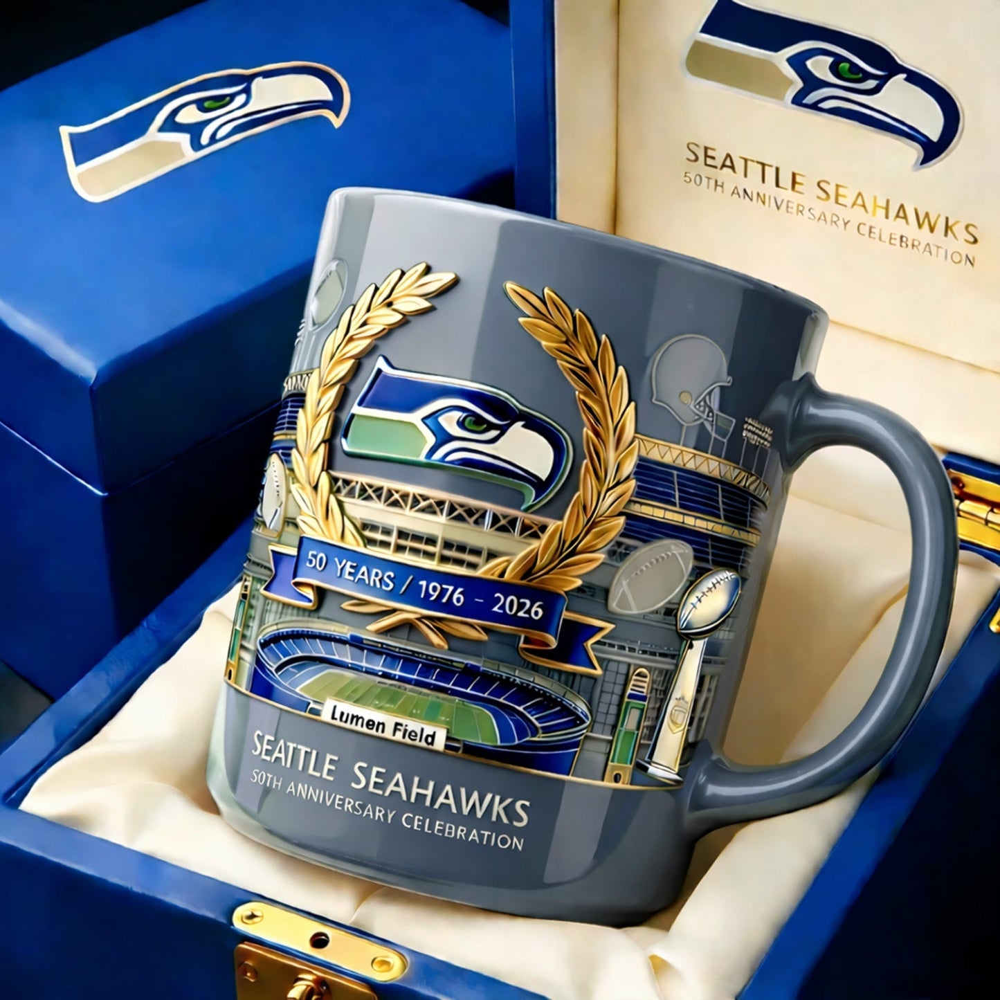 PREMIUM NFL X SEA 50th Anniversary Commemorative Mug V2 NDT NHM 090226