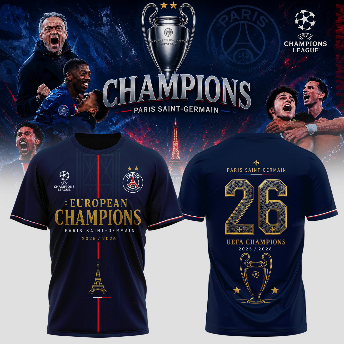 PREMIUM PSG X THANK FOR MEMORIES V36 SHIRT LIMITED EDITIONS NDT VHM 010626