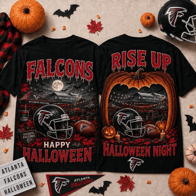 AF x NFL Halloween Custom Name T Shirt Gift For Fan