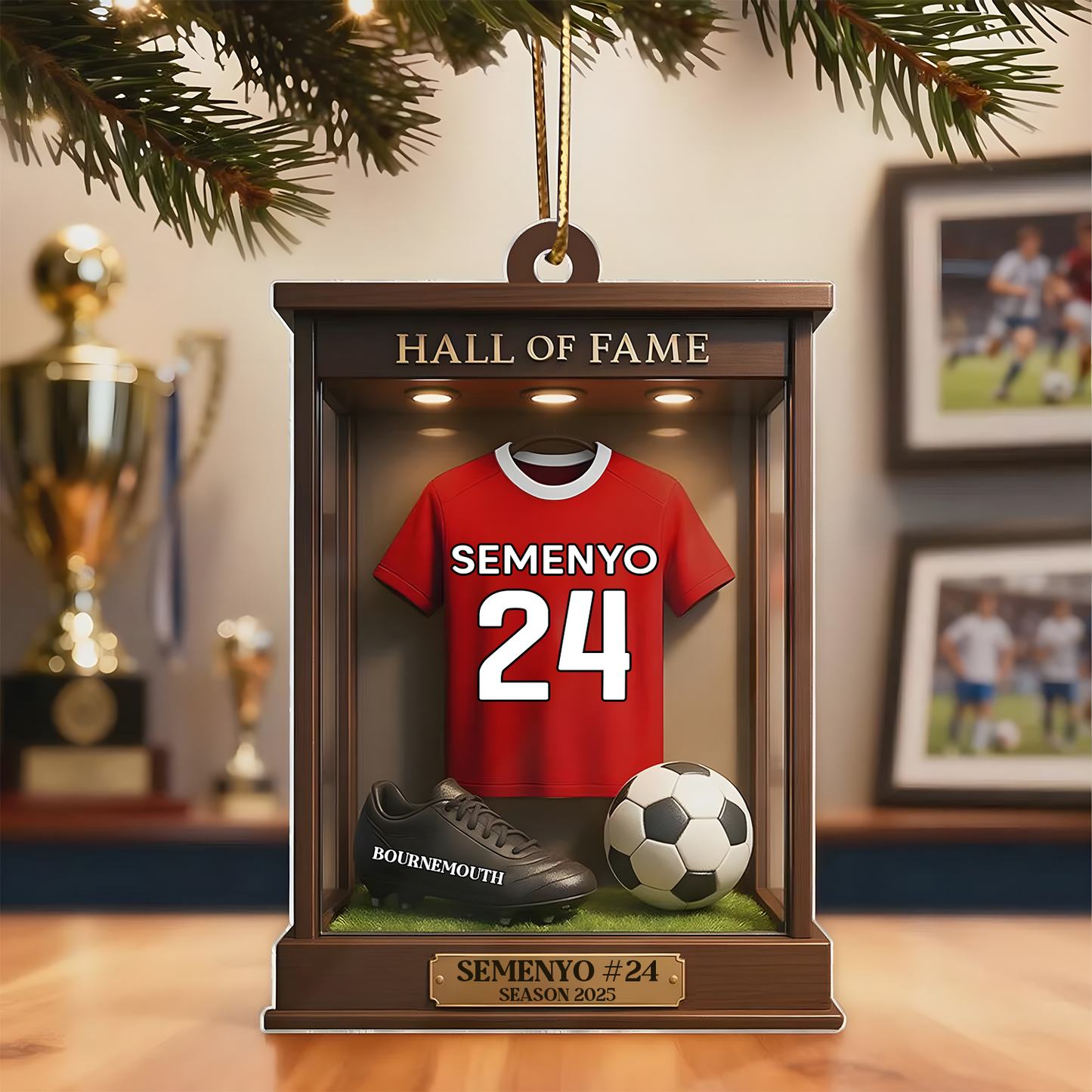AFC x EPL Soccer Player Hall Of Fame Ornament DATND TANTD 081125