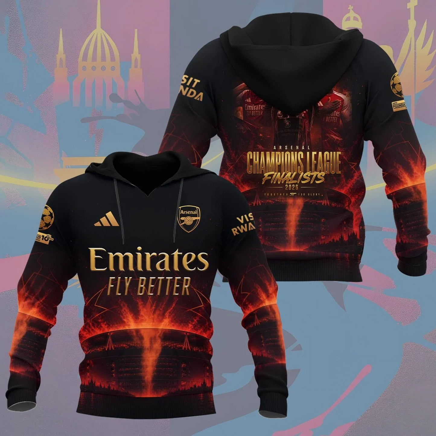 ARS F.C Champions League Final 2026 3D Shirt V7 1405 DatND DVT