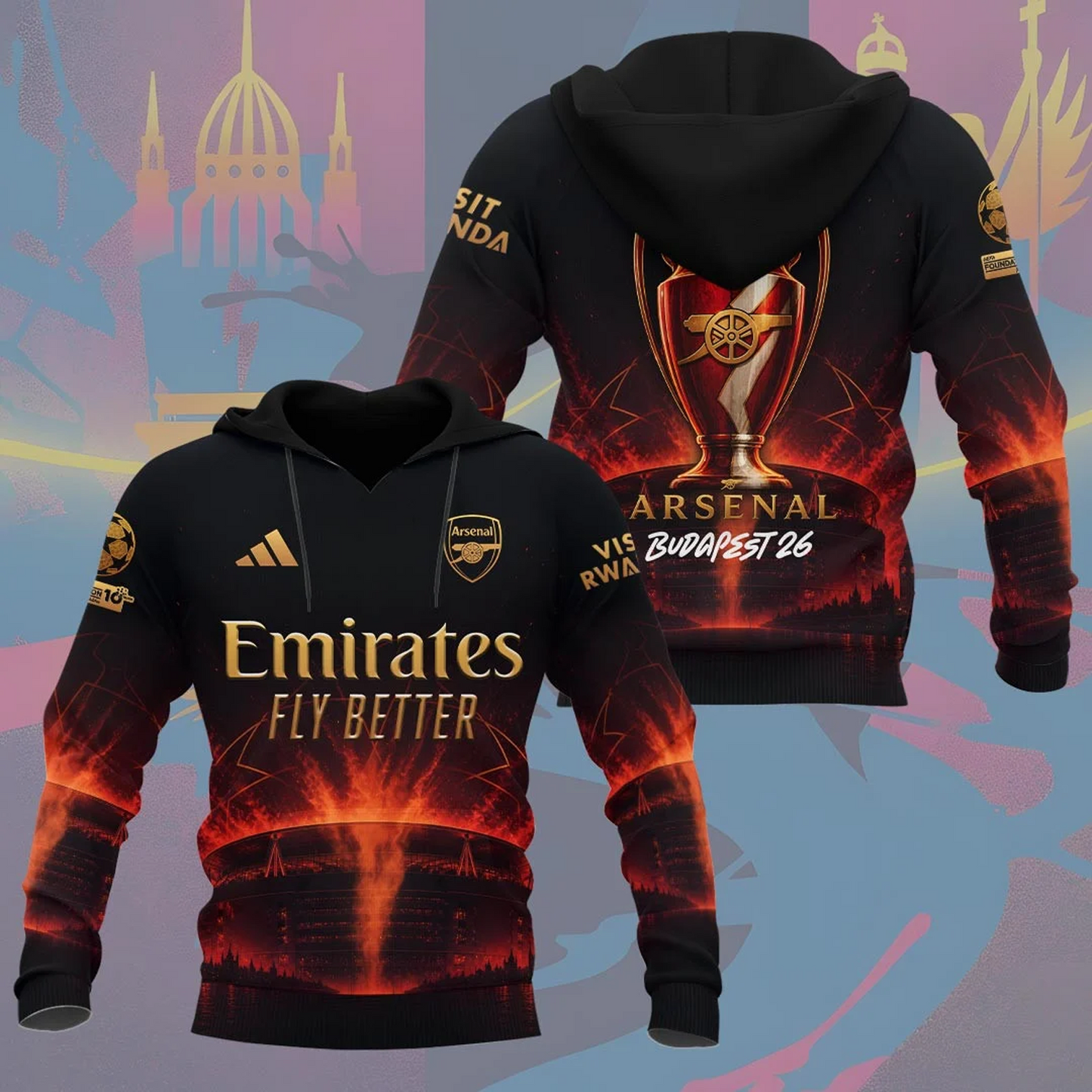 ARS F.C Champions League Final 2026 3D Shirt V8 1405 DatND DVT