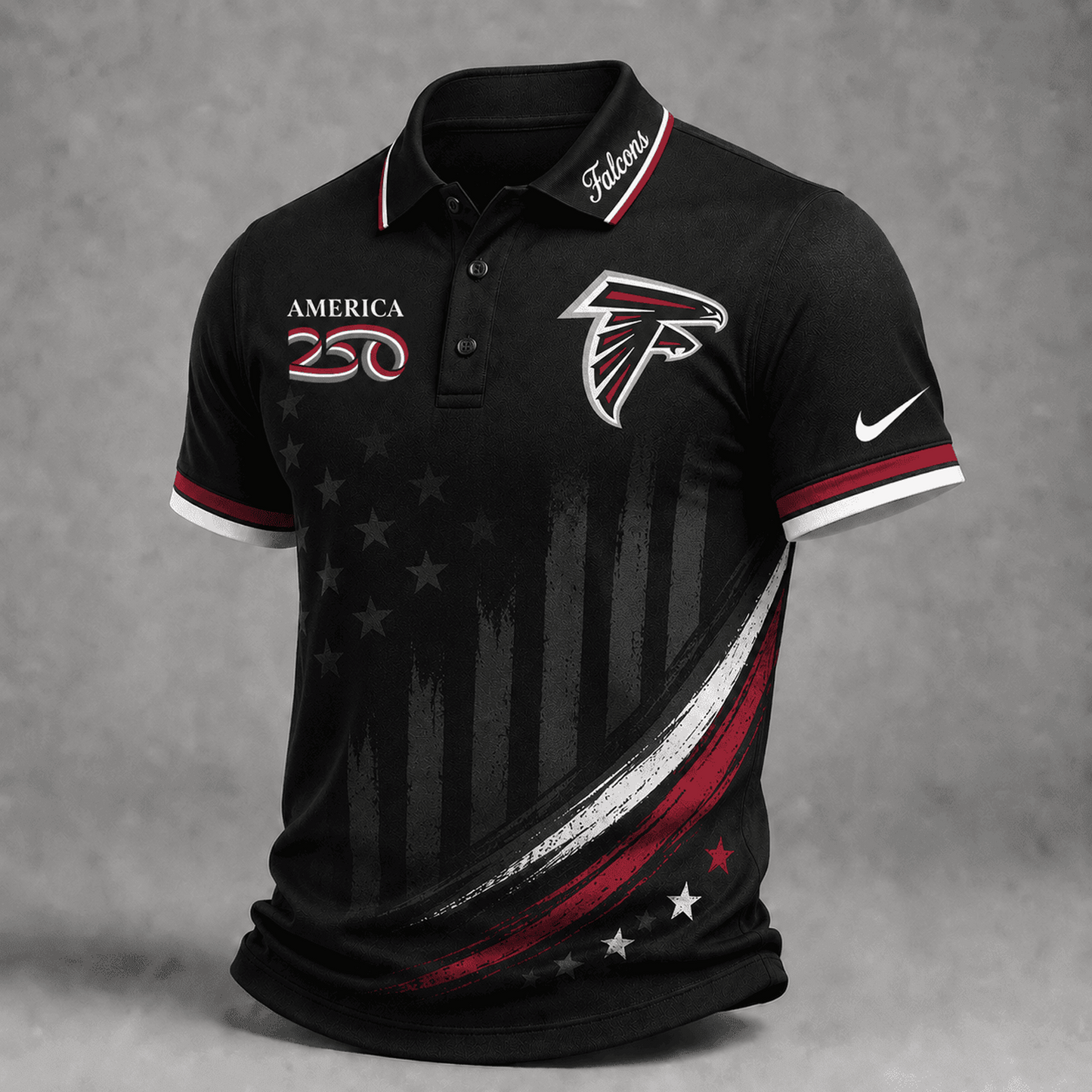 ATL Premium NFL America 250 Limited Edition Polo Shirt 2406