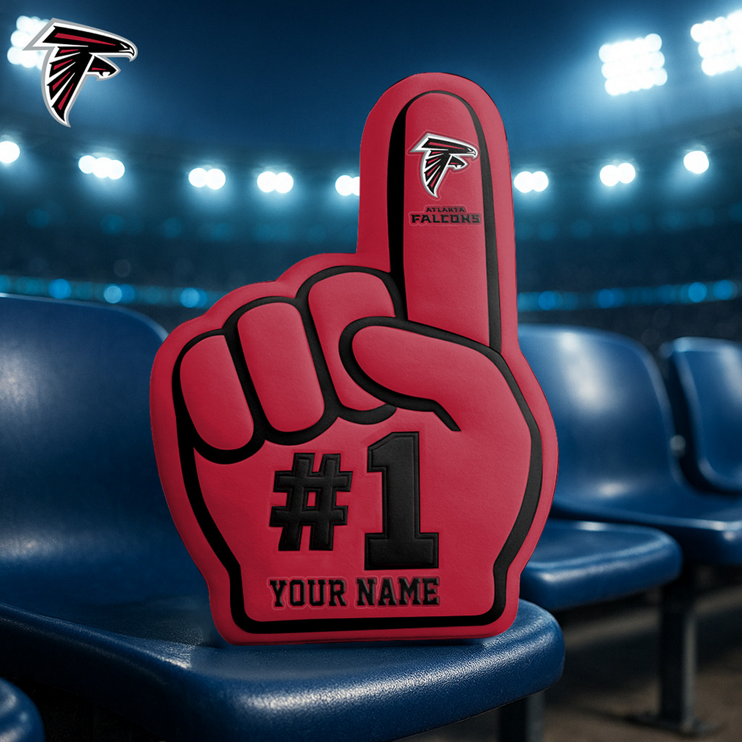 ATL x NFL Customized Shaped Pillow Christmas DATND TANTD