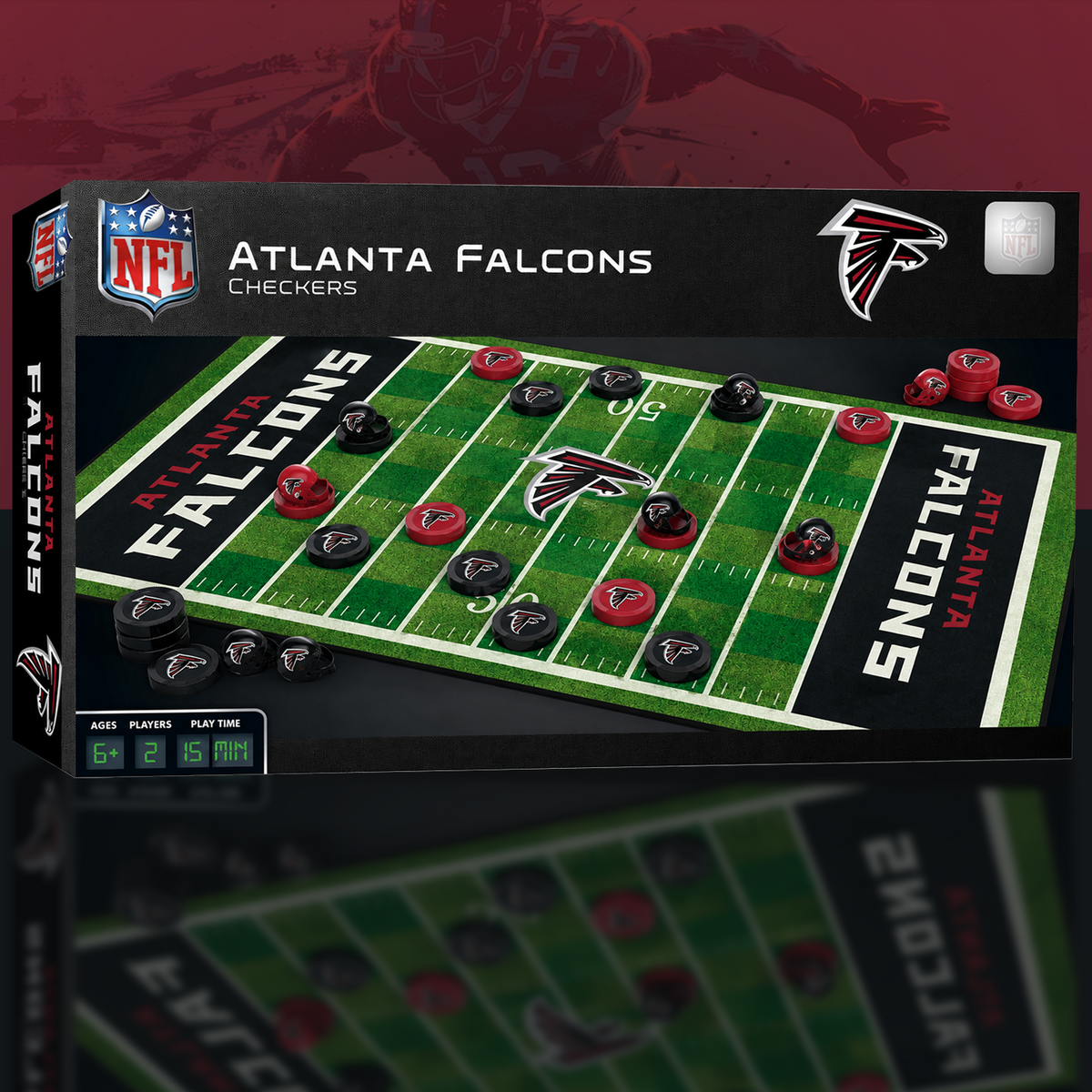 ATL x NFL Premium Checkers Game