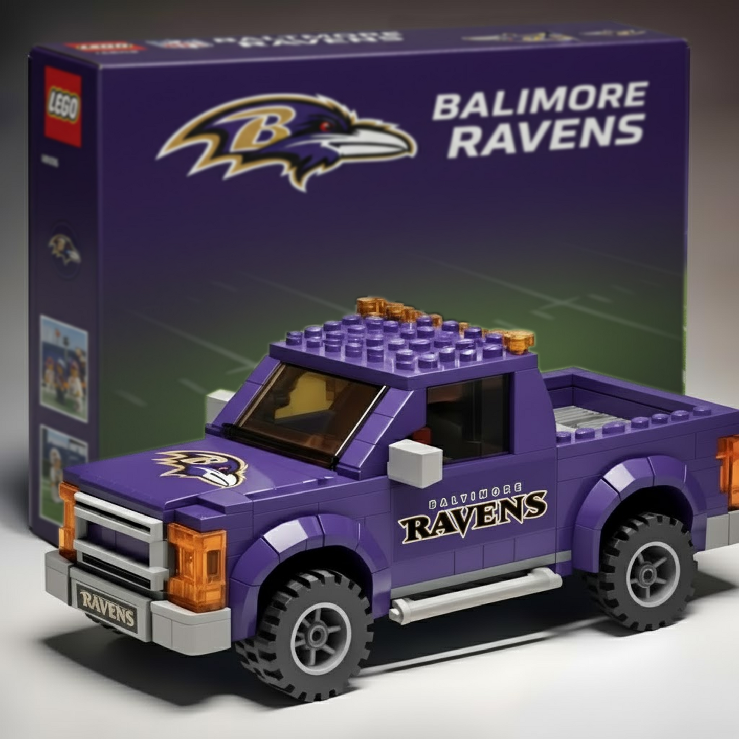 BAL x NFL Building Blocks Truck Toy Set V2 DatND DVT