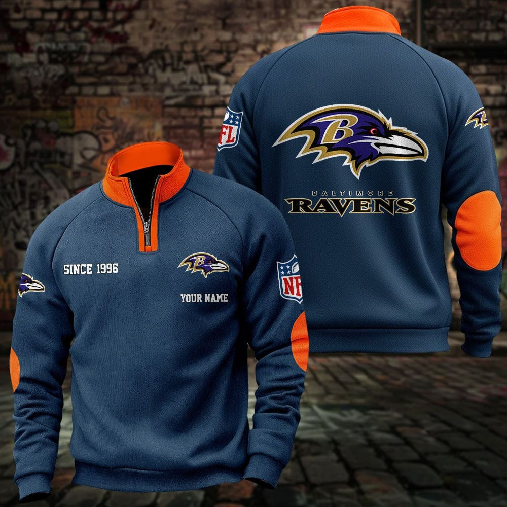 BAL x NFL Sweatshirts Quarter Collared Sweatshirt Pullover DatND DVT