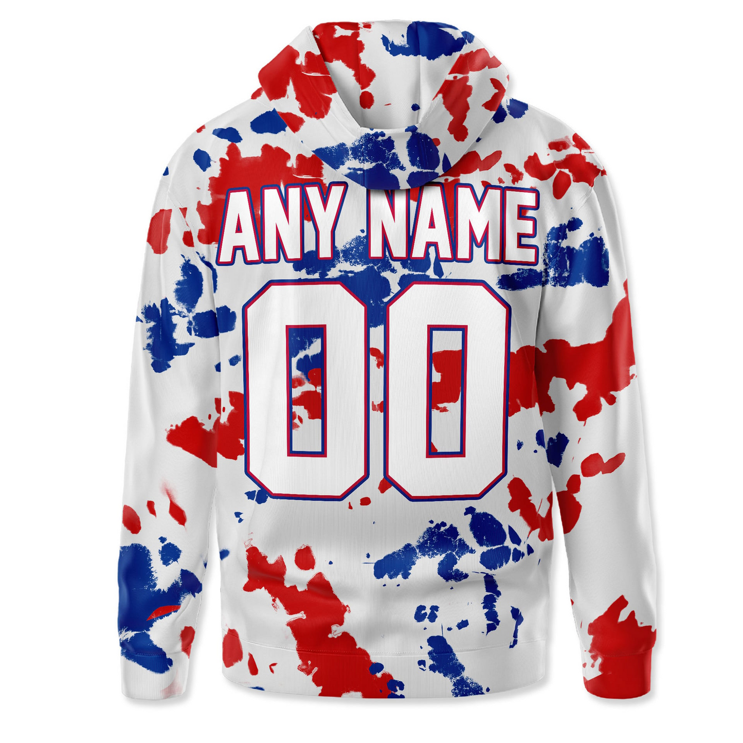 BB Premium NFL Gridiron Splash Personalized Hoodie DDT CTND