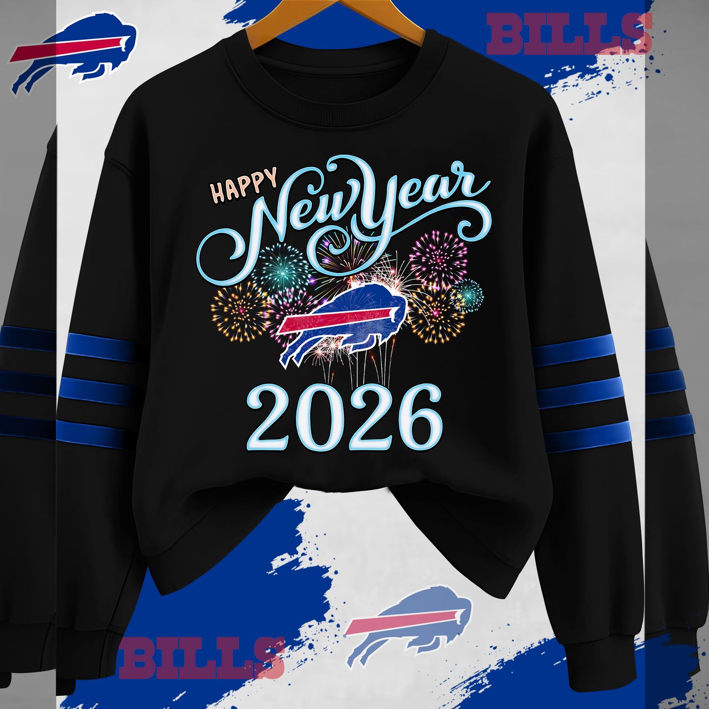 BB Premium NFL Happy New Year 2026 Sweatshirt DDT CTND