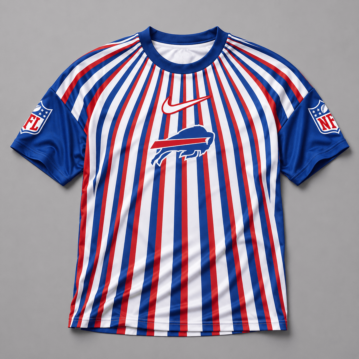 BB Premium NFL Men’s Athletic Vertical Stripe T-Shirt