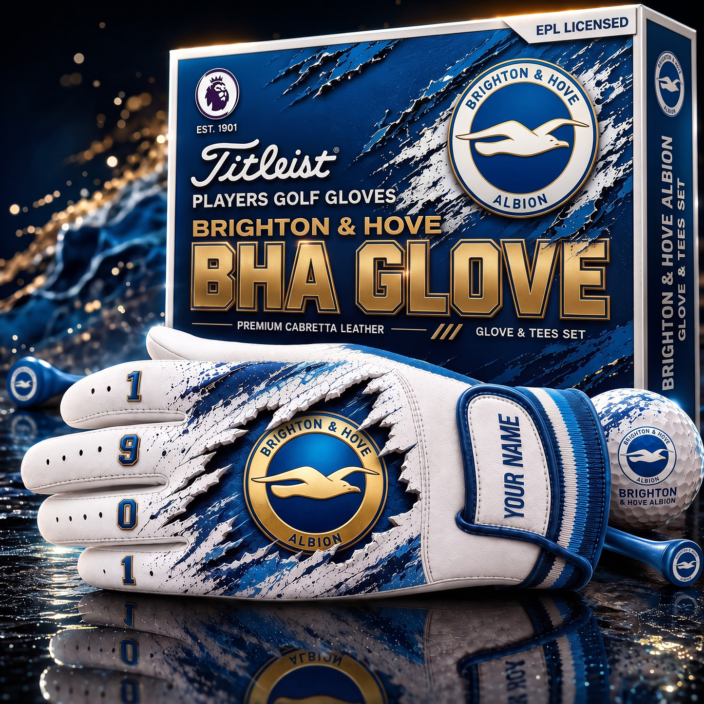 BHA X PREMIUM EPL PLAYERS GOLF GLOVE GIFT SET