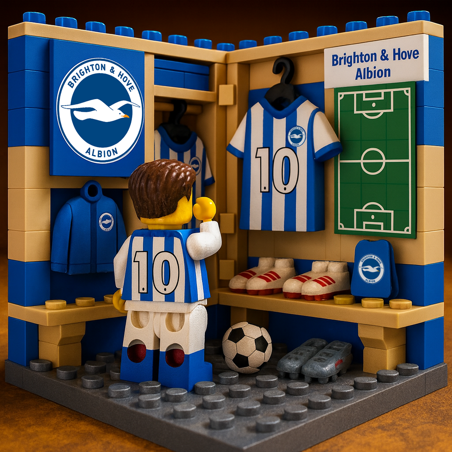 BHA x EPL Football Sports Room Block Set DatND DVT