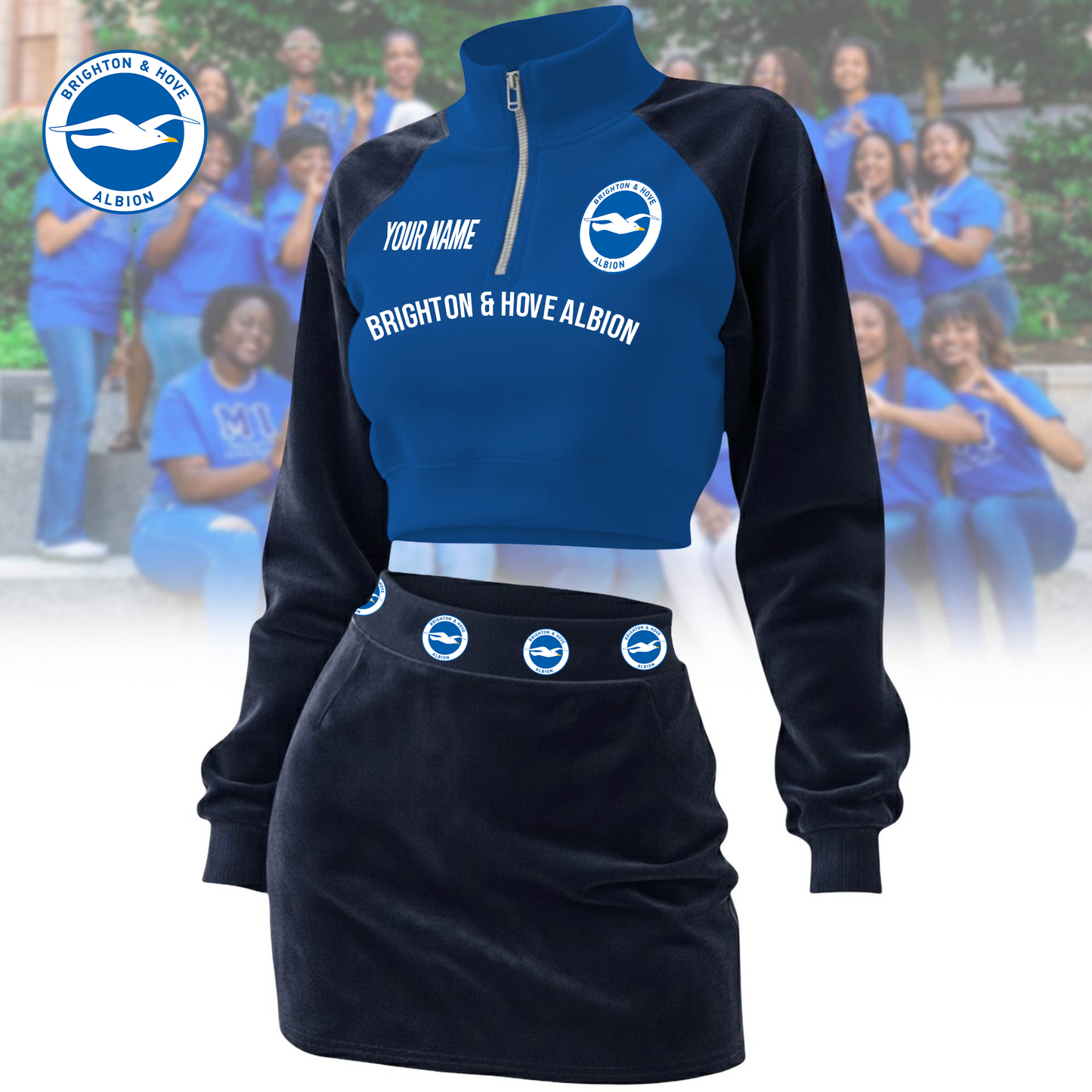 BHA x EPL Premium Long Zip Polo Shirt DDT CTND