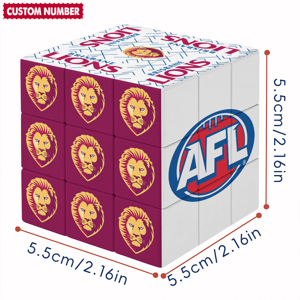 BL x AFL Personalized Rubik Cube Gifts For Fan DDT CTND