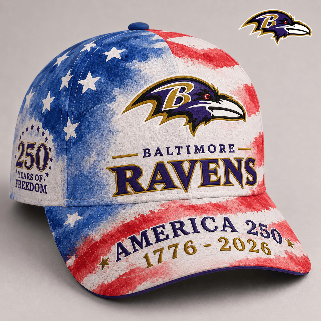 BR Premium NFL 250 Years Of Freedom Cap DDT 090626 NTL