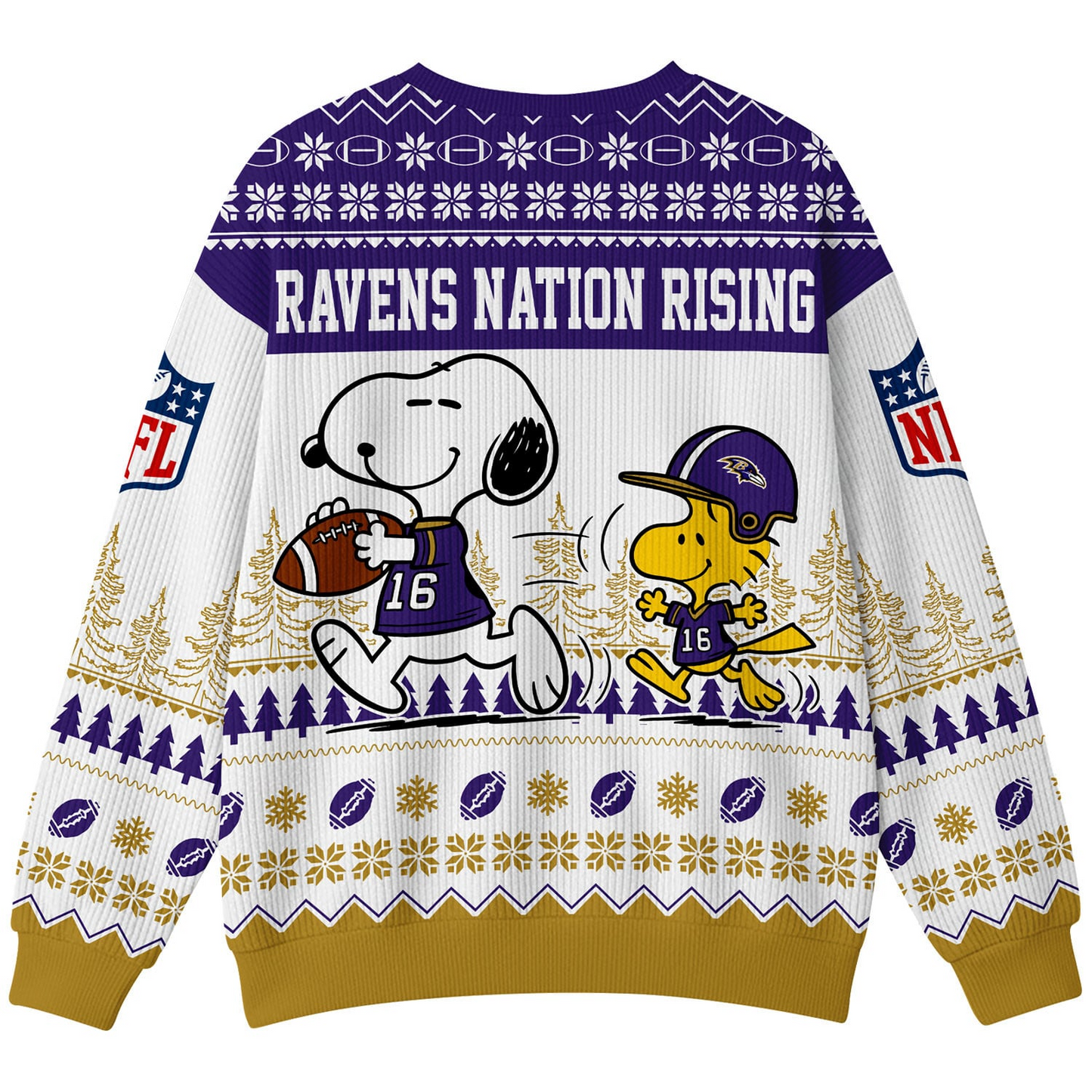 BR Premium NFL Snoopy Winter SweatShirt DDT CTND