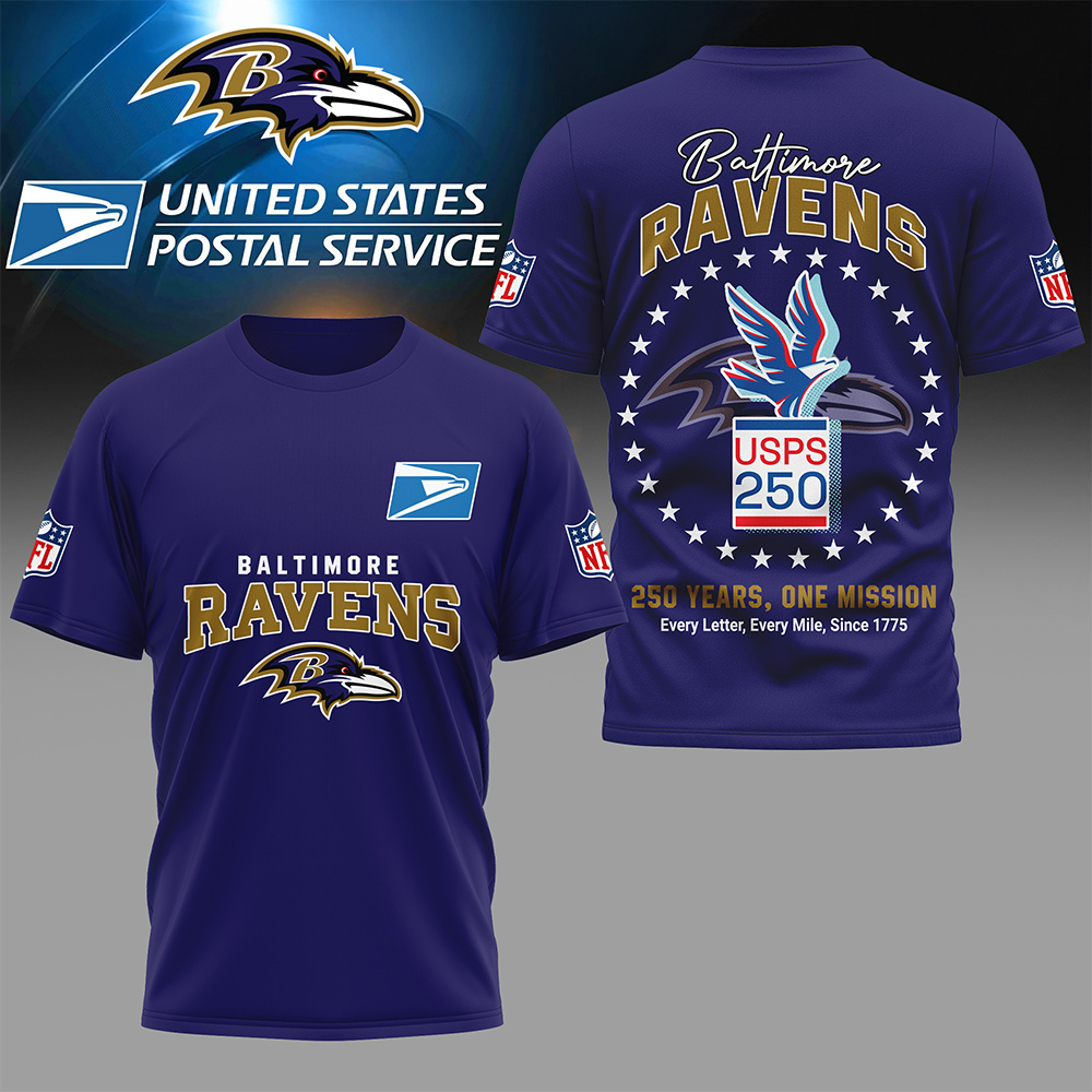 BR Premium NFL United States Postal Service 250th Anniversary 3D Shirt DDT CTND