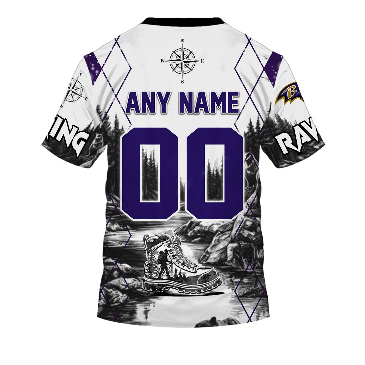 BR x NFL Hiking 3D Hoodie DDT CTND