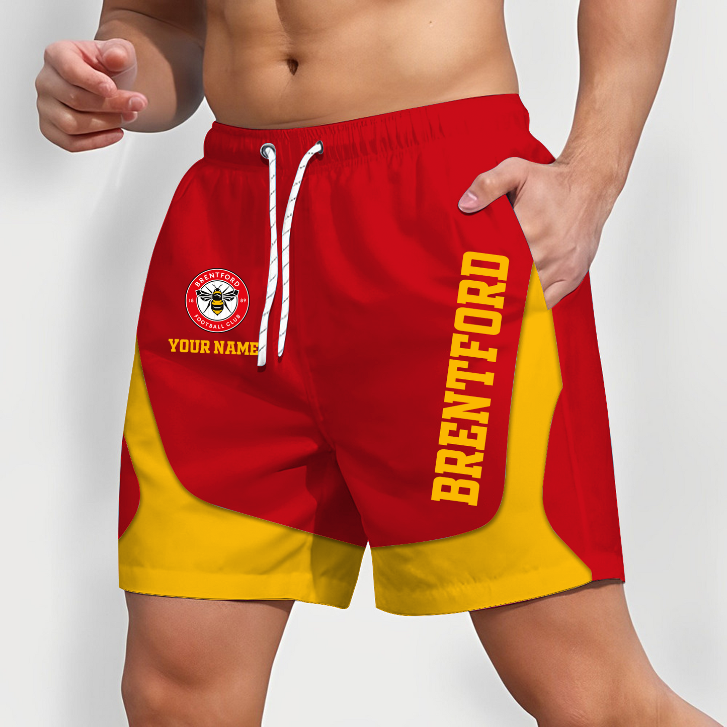 BRE x EPL Team Special Short Pants For Men Custom Name Gifts DATND TANTD