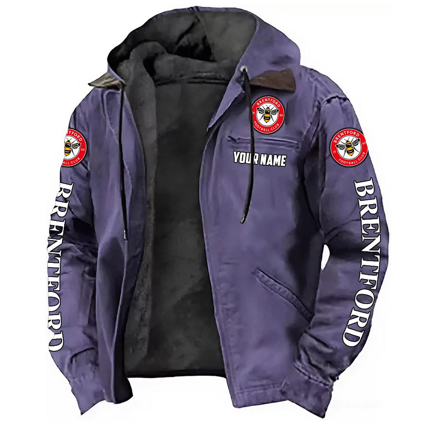 BRE x EPL Zip Hoodie DATND TANTD