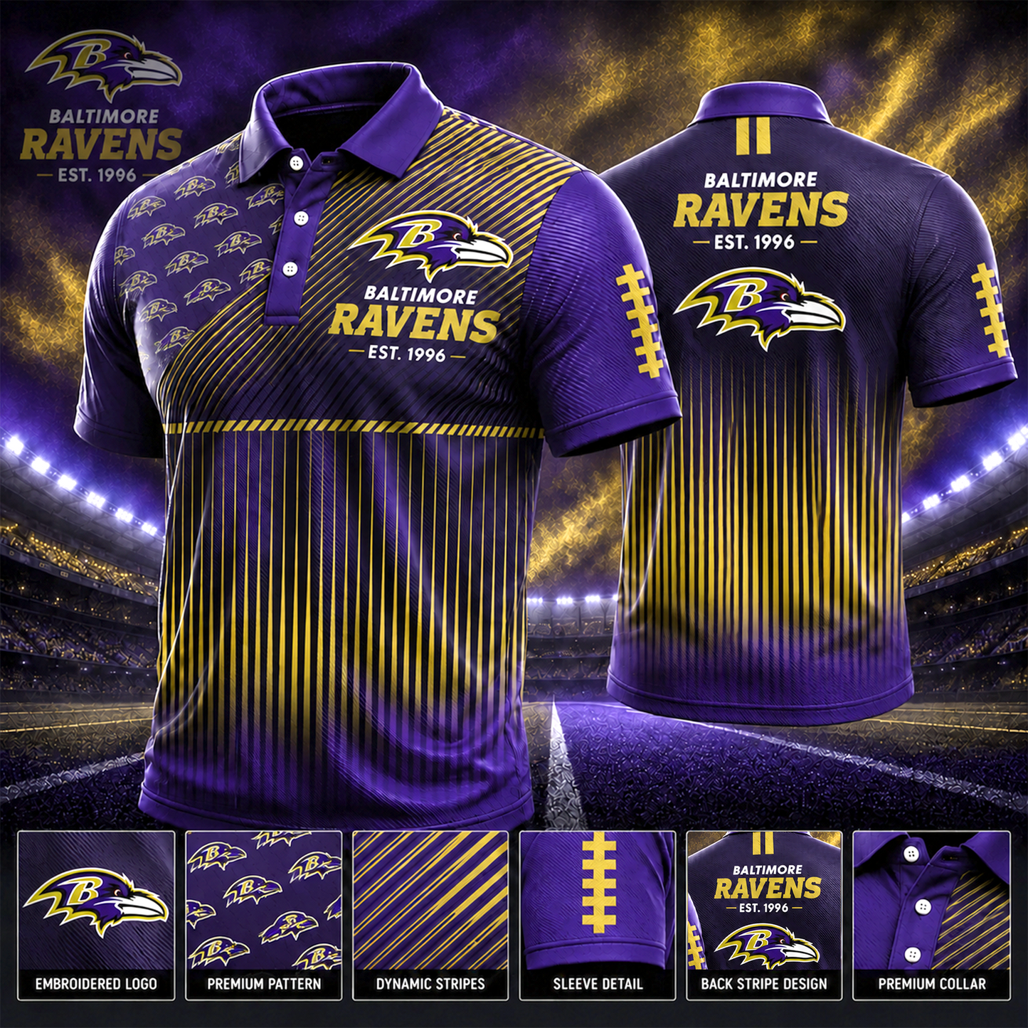 BR_NFL Premium Polo Shirt – Limited Edition