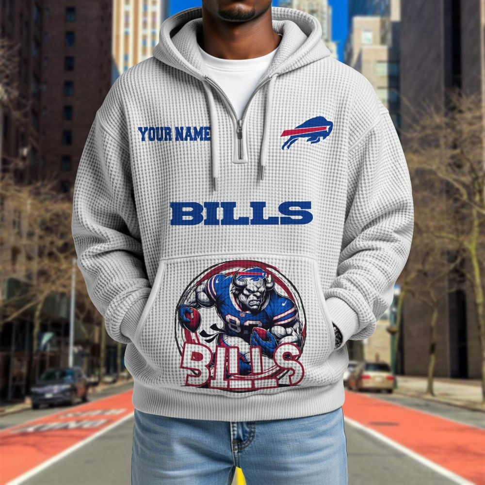 BUF x NFL Waffle Hoodie DATND TANTD