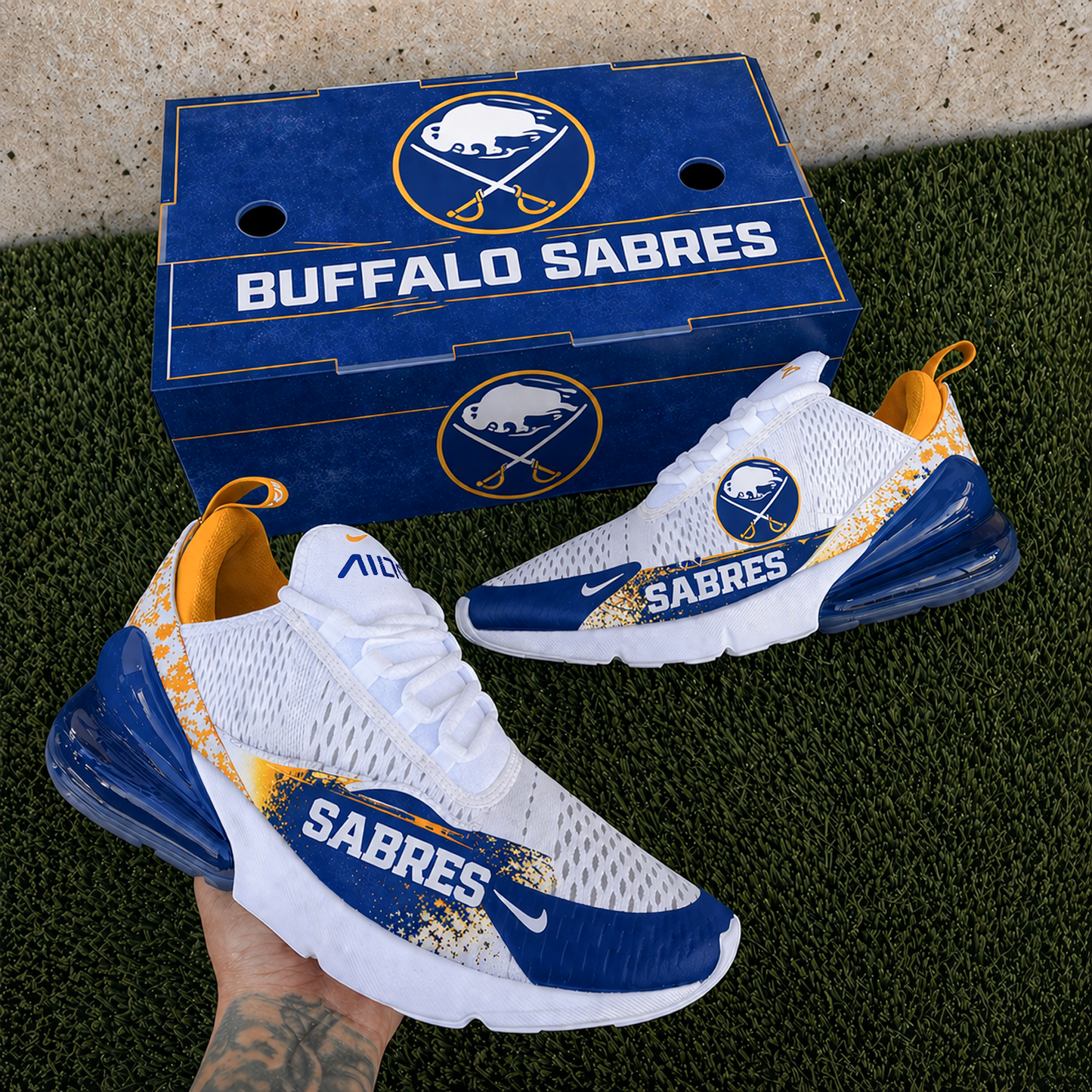 BUF x NHL Nike Air Max 270 Shoes 0505 DatND DVT