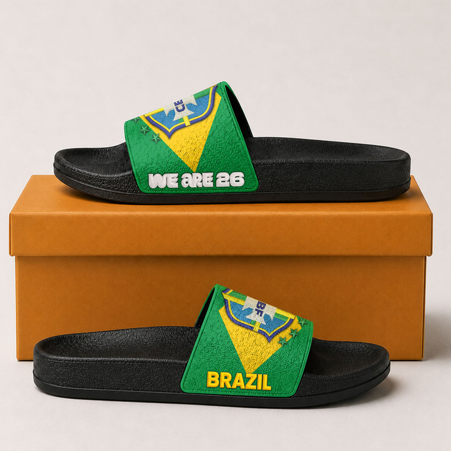 Brazil Premium WC26 National Team Slide Slippers 0406 DatND DVT
