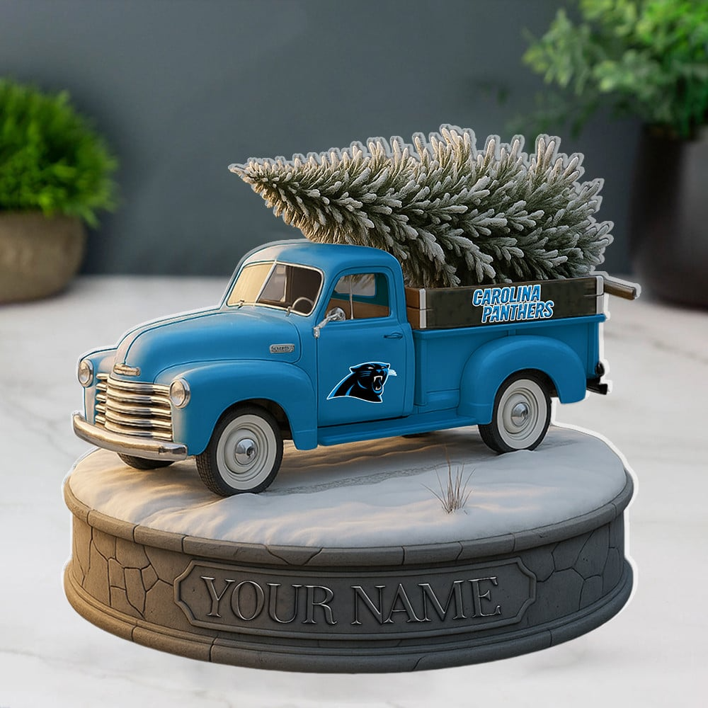 CAR Custom NFL Christmas Acrylic Block Plaque Decor DatND DVT