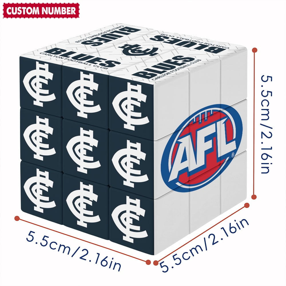 CAR x AFL Personalized Rubik Cube Gifts For Fan DDT CTND