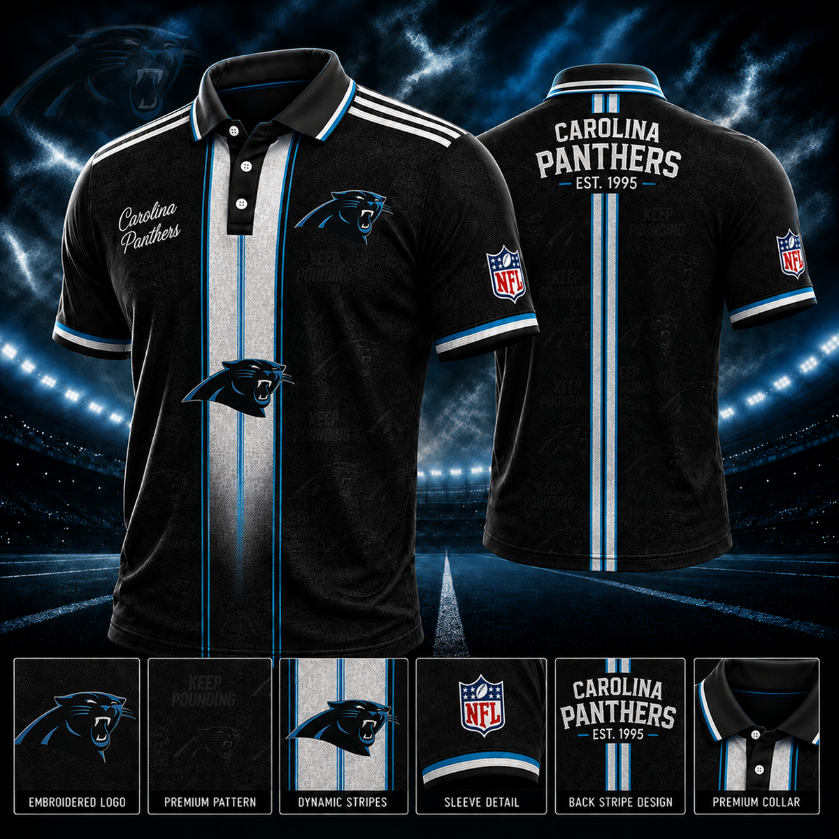 CAR x NFL Polo Shirt Limited Edition