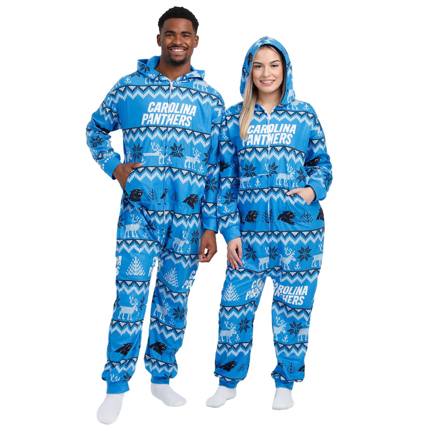 CAR x NFL Ugly Pattern One Piece Pajamas DATND TANTD