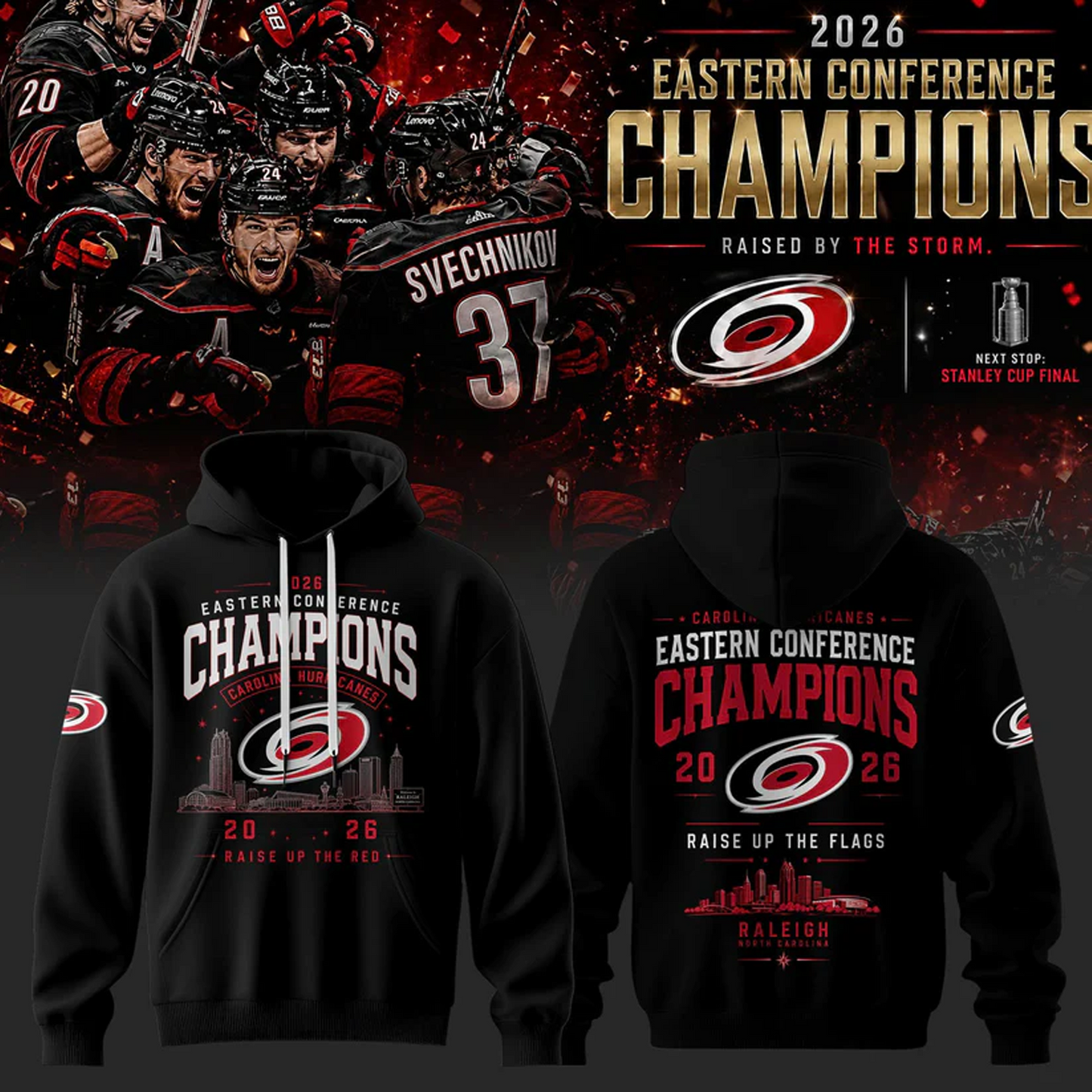 CAR x NHL 2026 Stanley Cup Champions Aparael V19 160626