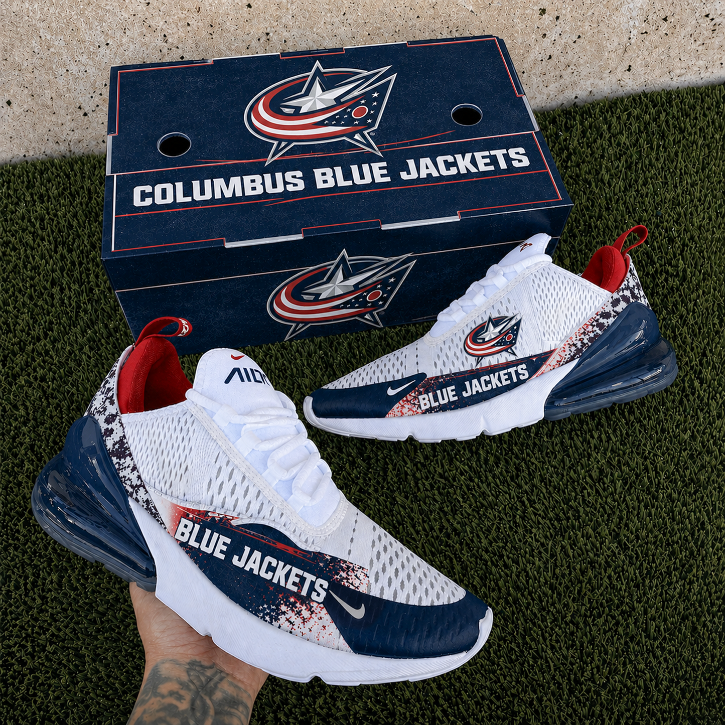 CBJ x NHL Nike Air Max 270 Shoes 0505 DatND DVT