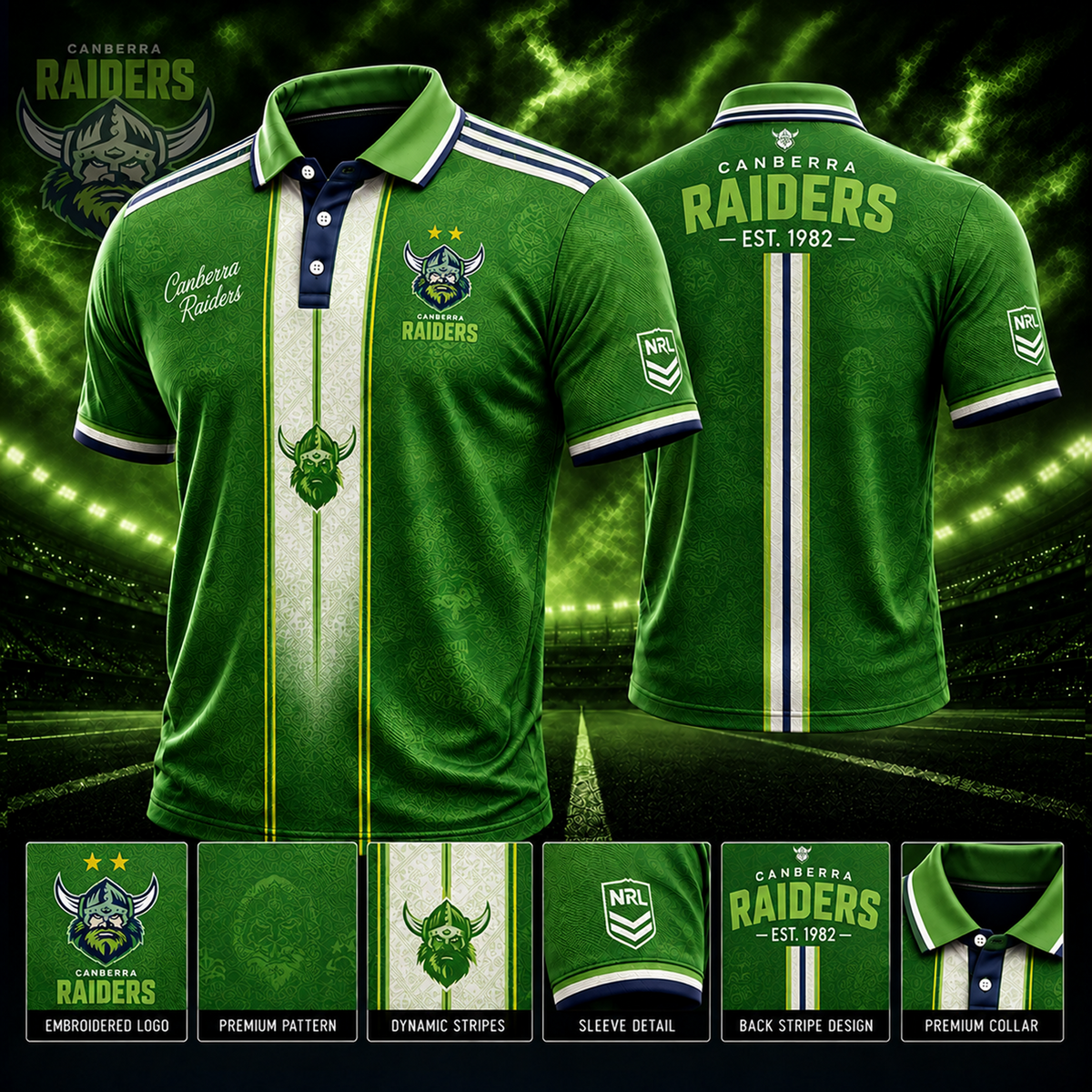 CBR x NRL Polo Shirt Limited Edition