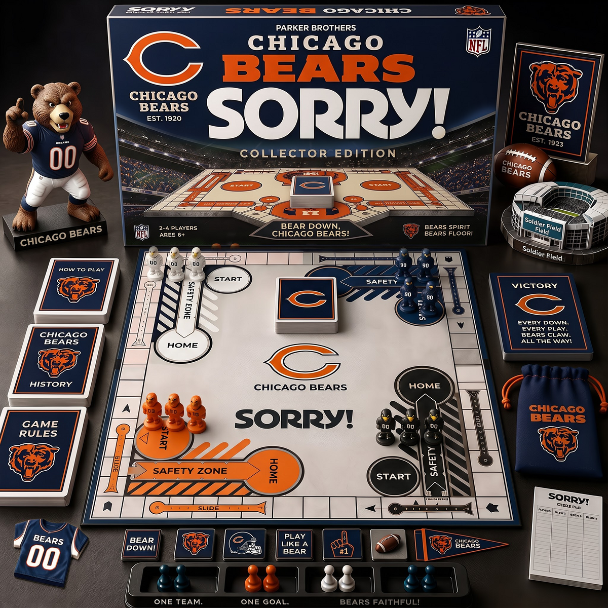CB_Premium NFL Football Fan Sorry! Collector Board Game