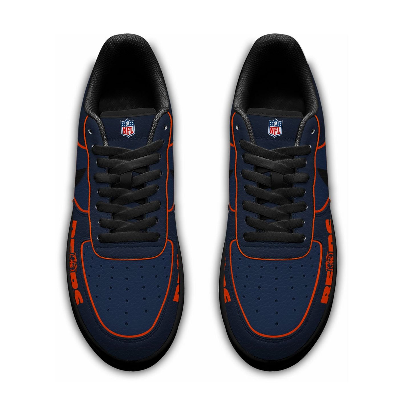 CHI Premium NFL Custom AF1 Shoes DDT CTND