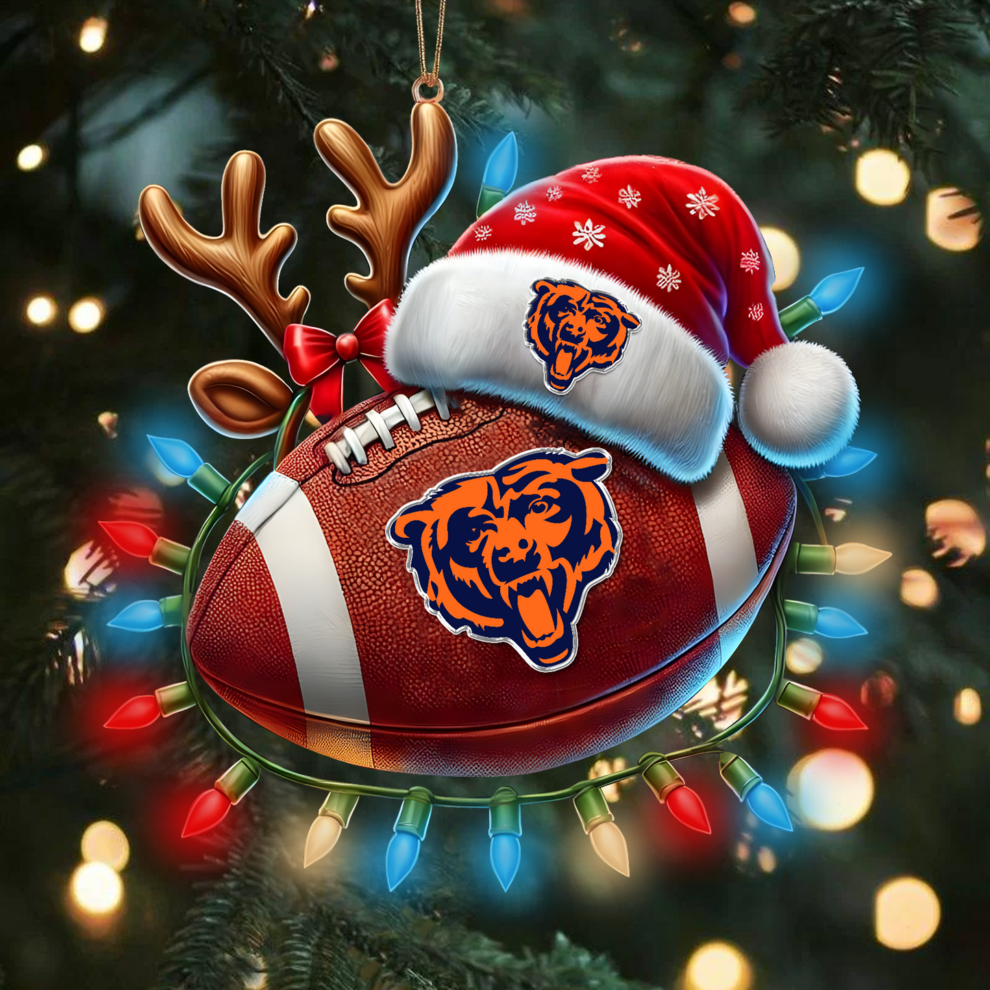 CHI x NFL Christmas Lights Football Ornament 0110 DatND ThuongNH