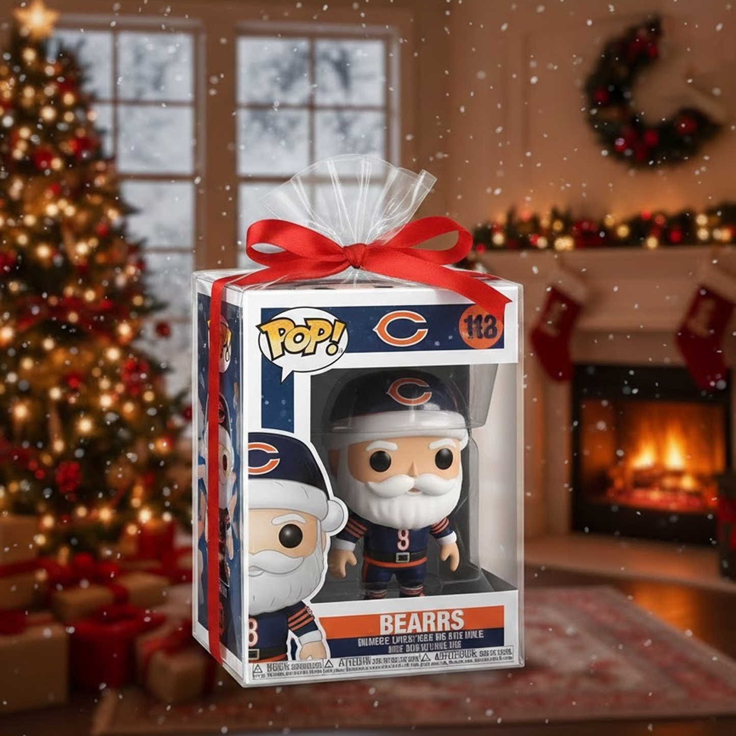 CHI x NFL Figures Santa Claus DATND TANTD