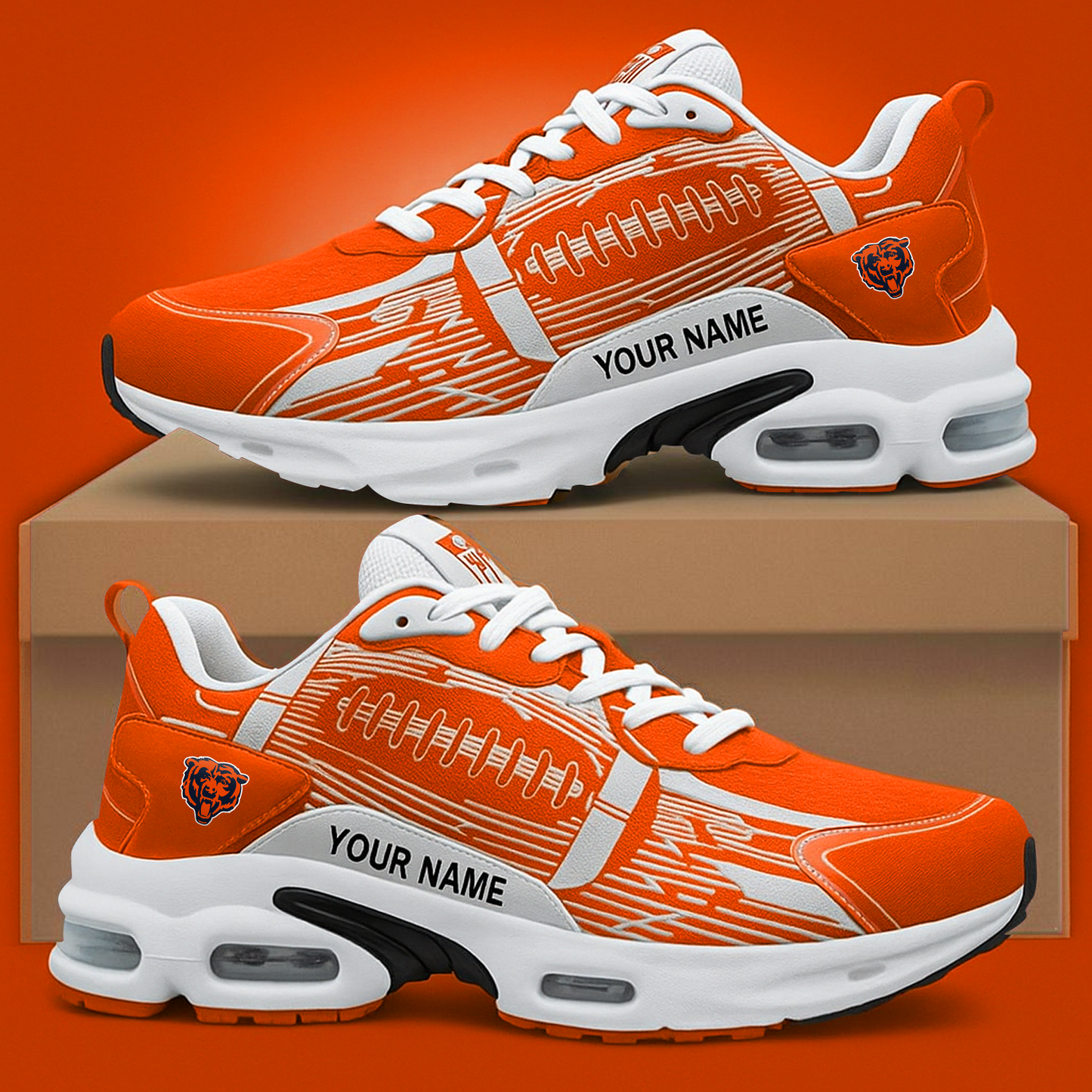 CHI x NFL Sport Sneakers Limited Edition DATND TANTD 101125