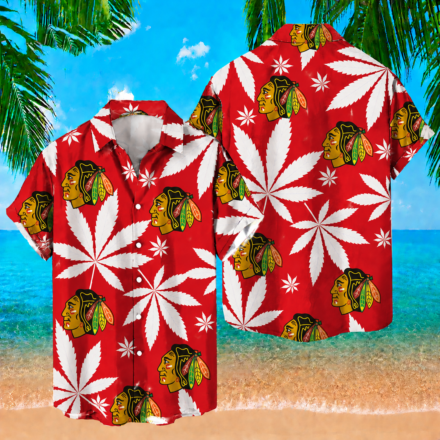 CHI x NHL Hawaiian Shirt 1605 DatND DVT