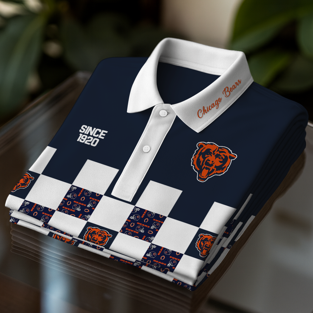 CHI Premium NFL V3 Polo Shirt DDT NTL