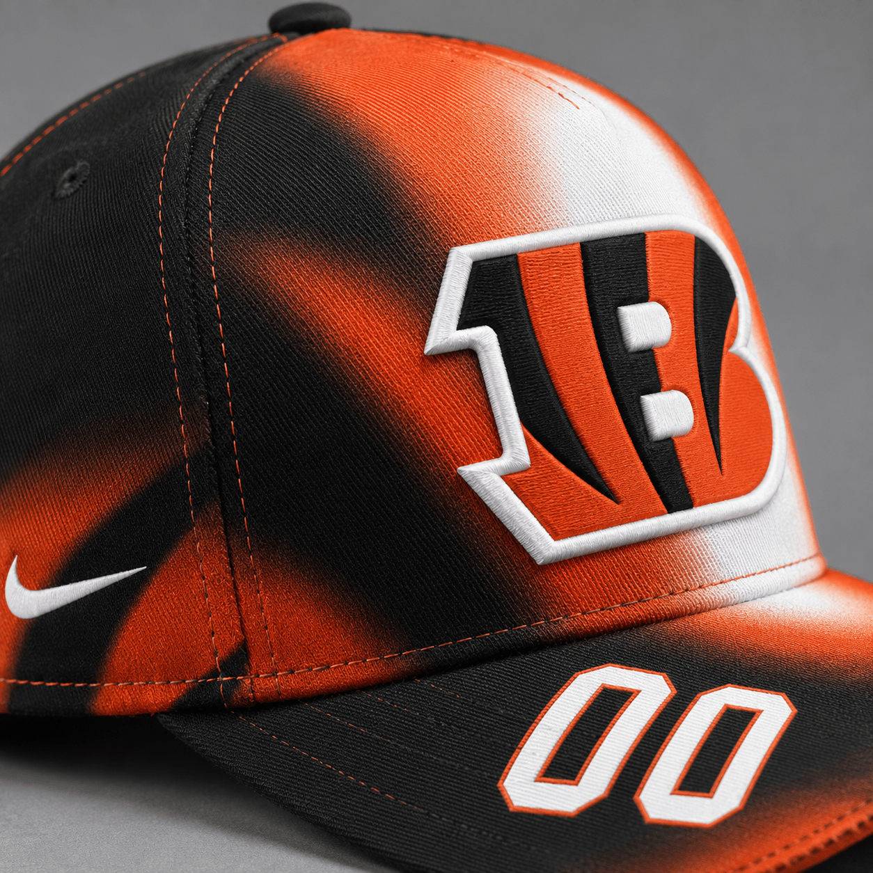 CIN Premium NFL Custom Name Number Athletic Cap