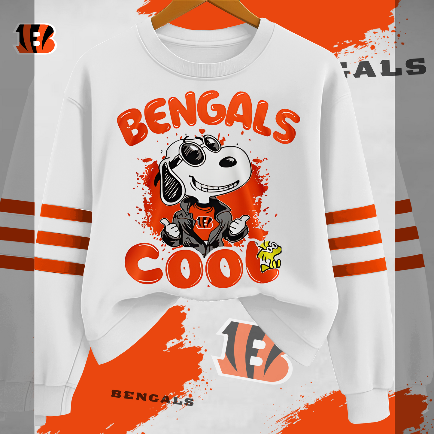 CIN Premium NFL Snoopy Cool Sweatshirt DDT HLPHUONG