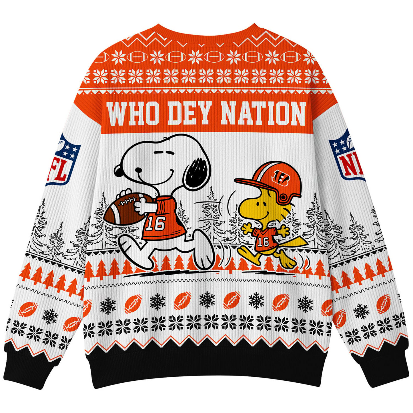 CIN Premium NFL Snoopy Winter SweatShirt DDT CTND
