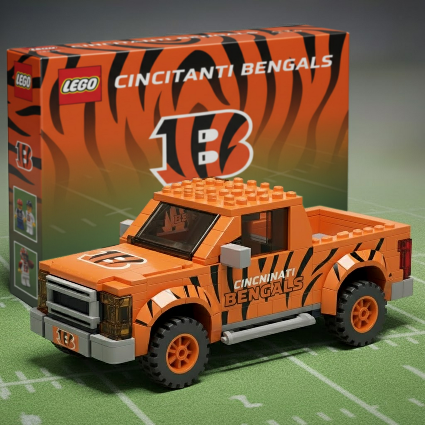 CIN x NFL Building Blocks Truck Toy Set V2 DatND DVT