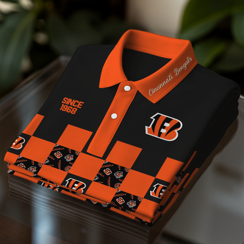 CIN Premium NFL V3 Polo Shirt DDT NTL