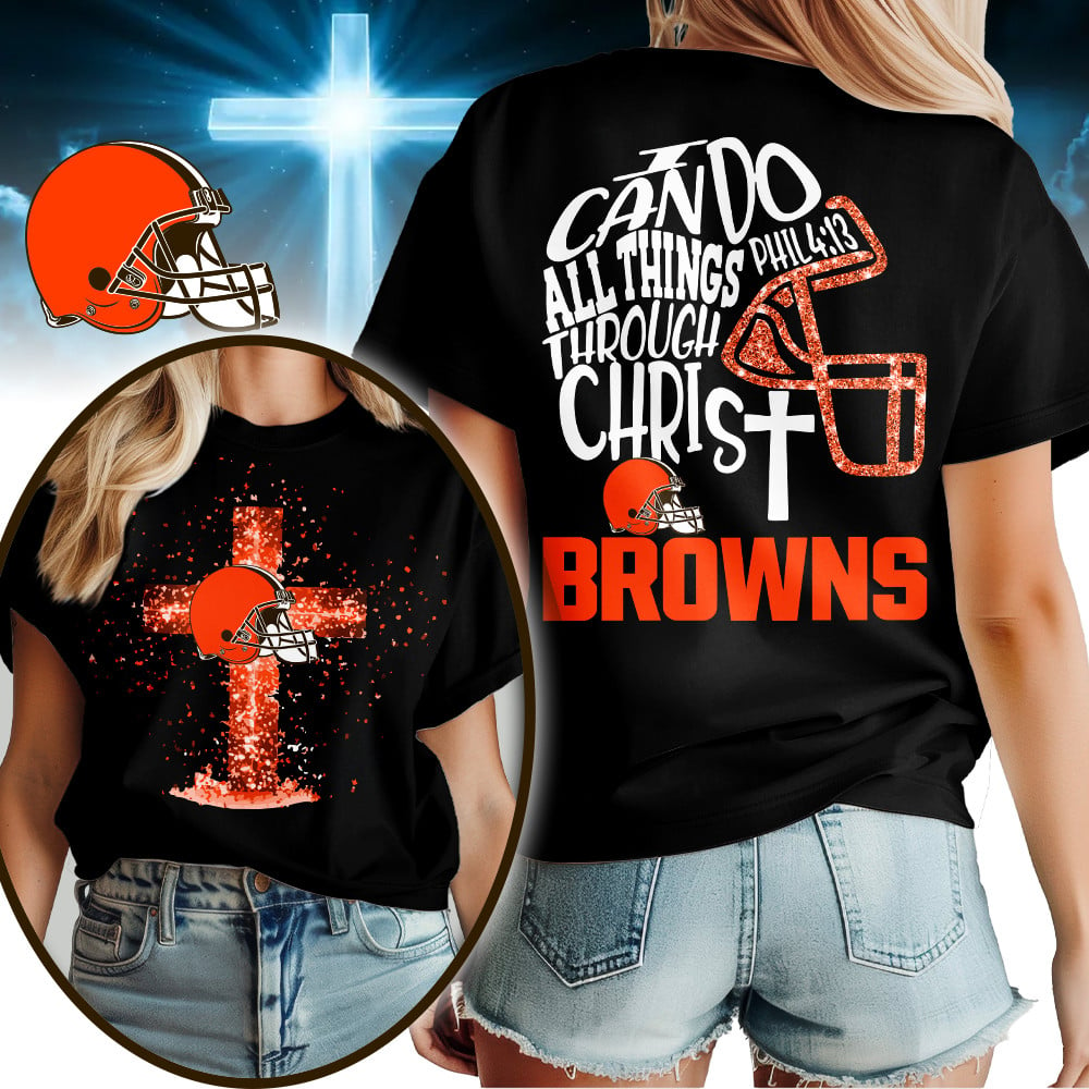 CLE Premium NFL Christian Football 3D Shirt DDT CTND