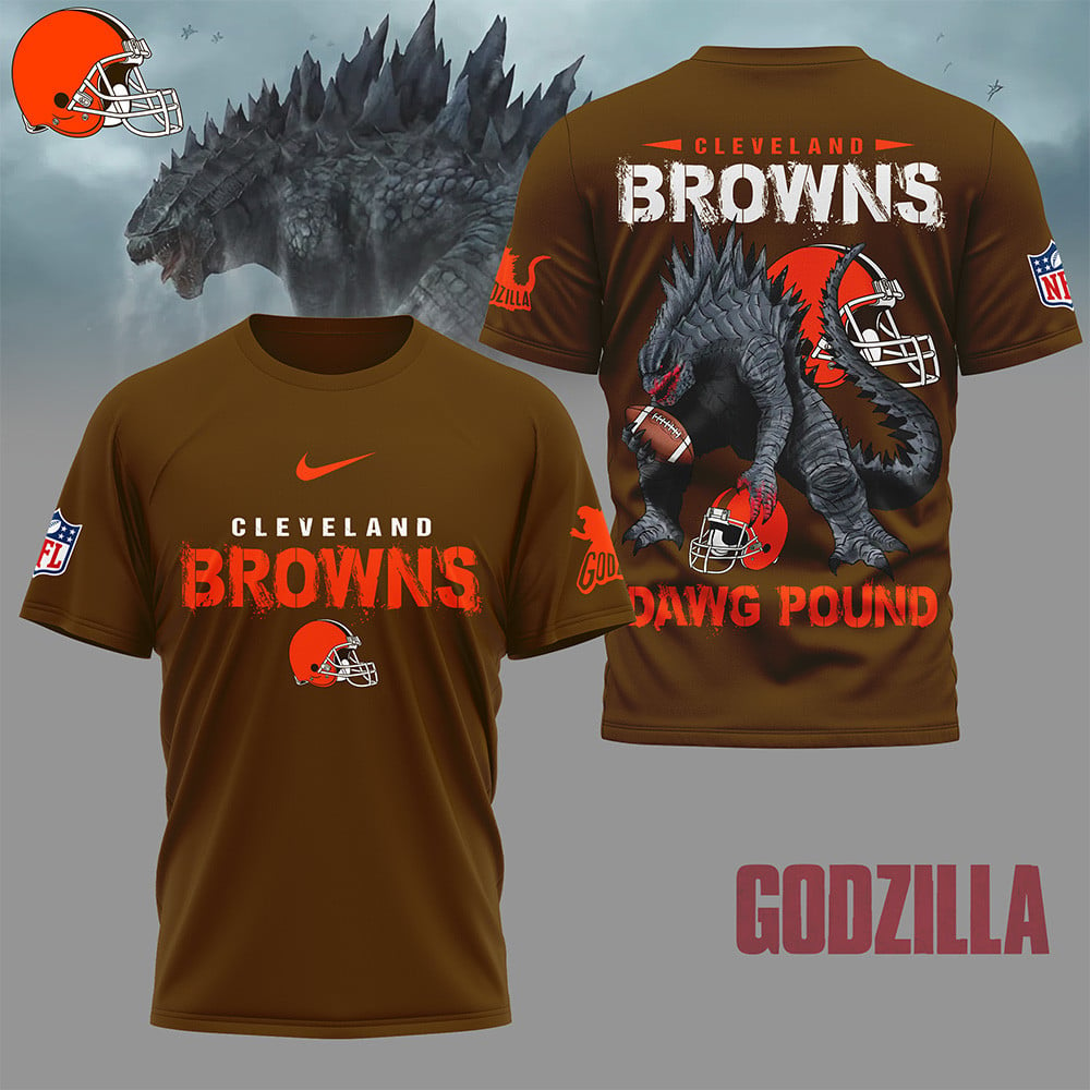 CLE Premium NFL Godzilla Football Shirt DDT CTND